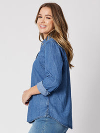 GORDON SMITH_SOPHIE DENIM SHIRT _ SOPHIE DENIM SHIRT _ Ebony Boutique NZ