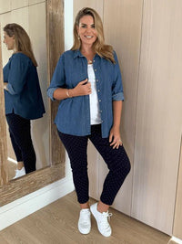 GORDON SMITH_SOPHIE DENIM SHIRT _ SOPHIE DENIM SHIRT _ Ebony Boutique NZ