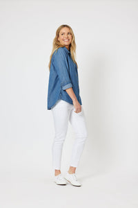 GORDON SMITH_SOPHIE DENIM SHIRT _ SOPHIE DENIM SHIRT _ Ebony Boutique NZ