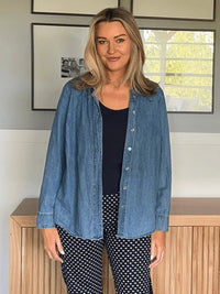 GORDON SMITH_SOPHIE DENIM SHIRT _ SOPHIE DENIM SHIRT _ Ebony Boutique NZ