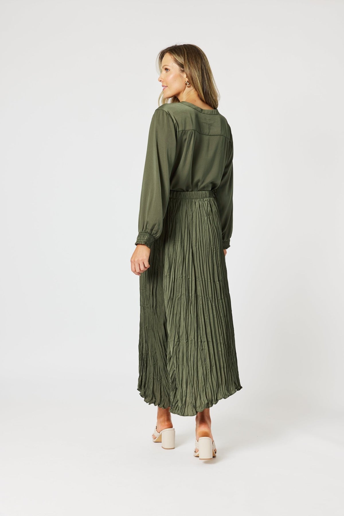 HAMMOCK AND VINE_LUXE CRUSHED SKIRT _ LUXE CRUSHED SKIRT _ Ebony Boutique NZ