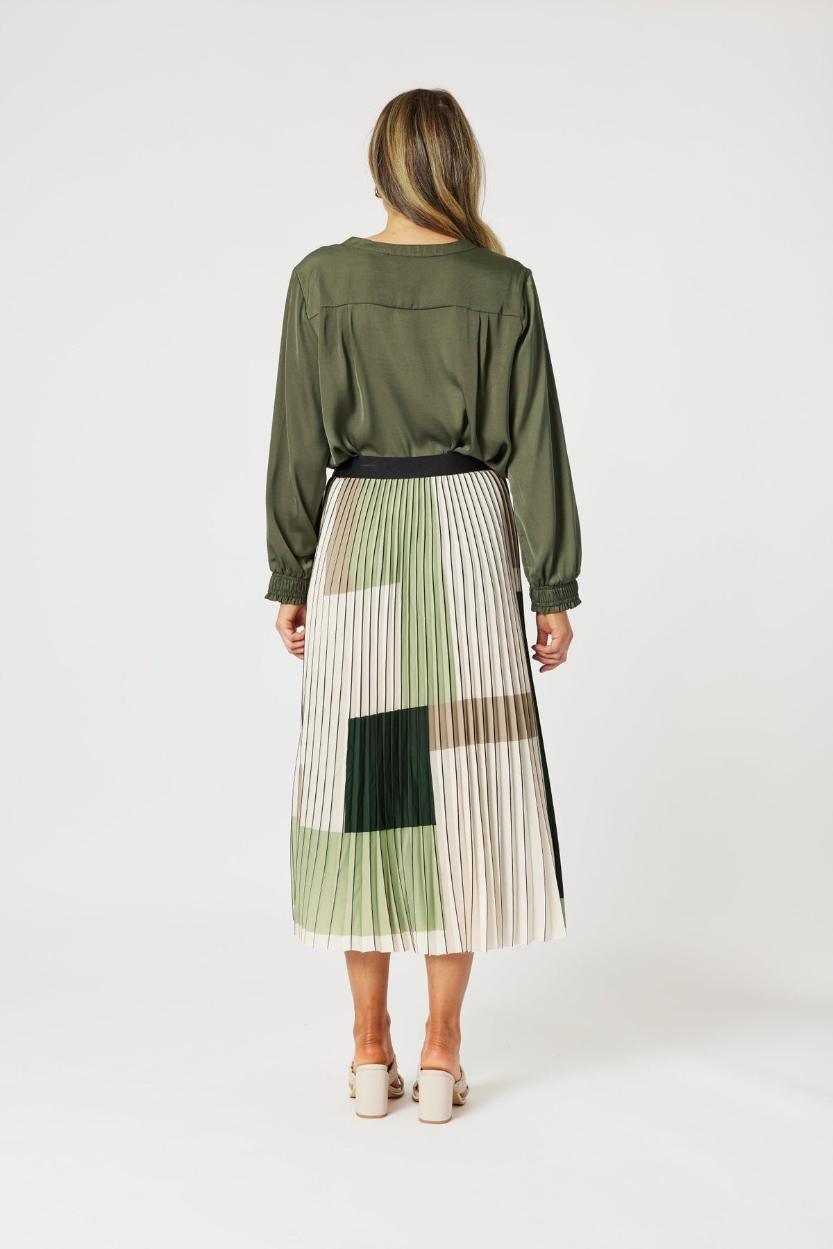 HAMMOCK AND VINE_VIENNA PLEAT SKIRT _ VIENNA PLEAT SKIRT _ Ebony Boutique NZ