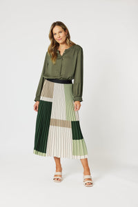 HAMMOCK AND VINE_VIENNA PLEAT SKIRT _ VIENNA PLEAT SKIRT _ Ebony Boutique NZ