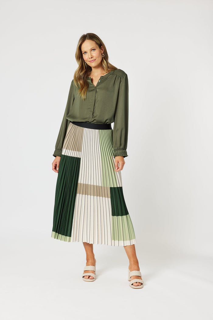 HAMMOCK AND VINE_VIENNA PLEAT SKIRT _ VIENNA PLEAT SKIRT _ Ebony Boutique NZ