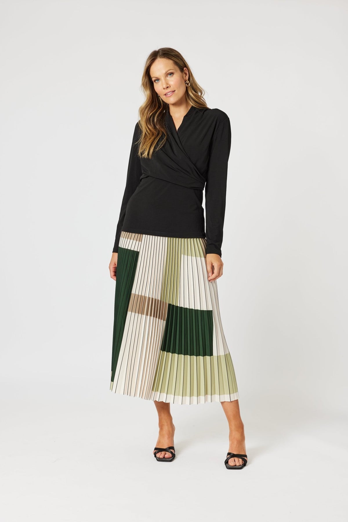 HAMMOCK AND VINE_VIENNA PLEAT SKIRT _ VIENNA PLEAT SKIRT _ Ebony Boutique NZ
