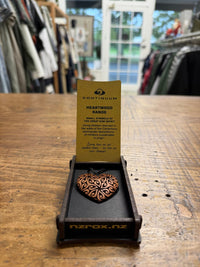 HEARTWOOD_AROHA PENDANT WOOD _ AROHA PENDANT WOOD _ Ebony Boutique NZ