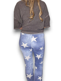 HELGA MAY_CORNELIA COTTON JOGGERS STAR LIGHT DENIM _ CORNELIA COTTON JOGGERS STAR LIGHT DENIM _ Ebony Boutique NZ