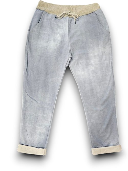 HELGA MAY_CORNELIA JOGGERS LIGHT DENIM _ CORNELIA JOGGERS LIGHT DENIM _ Ebony Boutique NZ