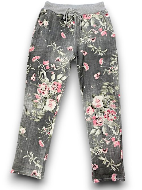 HELGA MAY_CORNELIA JOGGERS POTPOURRI DENIM BLACK _ CORNELIA JOGGERS POTPOURRI DENIM BLACK _ Ebony Boutique NZ