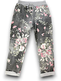 HELGA MAY_CORNELIA JOGGERS POTPOURRI DENIM BLACK _ CORNELIA JOGGERS POTPOURRI DENIM BLACK _ Ebony Boutique NZ