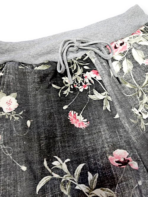 HELGA MAY_CORNELIA JOGGERS POTPOURRI DENIM BLACK _ CORNELIA JOGGERS POTPOURRI DENIM BLACK _ Ebony Boutique NZ