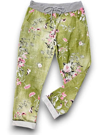 HELGA MAY_CORNELIA JOGGERS POTPOURRI GREEN _ CORNELIA JOGGERS POTPOURRI GREEN _ Ebony Boutique NZ