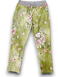 HELGA MAY_CORNELIA JOGGERS POTPOURRI GREEN _ CORNELIA JOGGERS POTPOURRI GREEN _ Ebony Boutique NZ