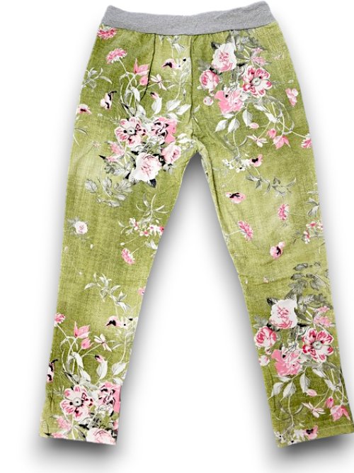 HELGA MAY_CORNELIA JOGGERS POTPOURRI GREEN _ CORNELIA JOGGERS POTPOURRI GREEN _ Ebony Boutique NZ