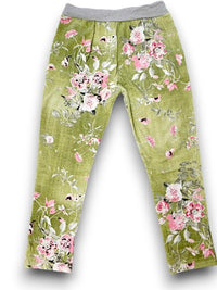 HELGA MAY_CORNELIA JOGGERS POTPOURRI GREEN _ CORNELIA JOGGERS POTPOURRI GREEN _ Ebony Boutique NZ