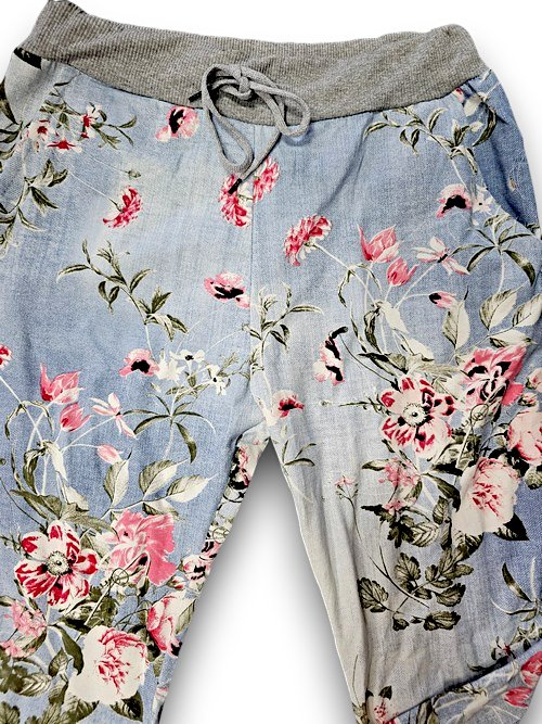 HELGA MAY_CORNELIA JOGGERS POTPOURRI LIGHT DENIM _ CORNELIA JOGGERS POTPOURRI LIGHT DENIM _ Ebony Boutique NZ