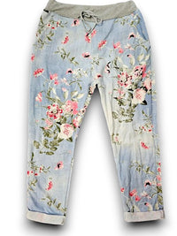 HELGA MAY_CORNELIA JOGGERS POTPOURRI LIGHT DENIM _ CORNELIA JOGGERS POTPOURRI LIGHT DENIM _ Ebony Boutique NZ