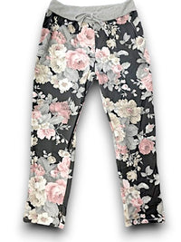 HELGA MAY_CORNELIA JOGGERS SCARLETT ROSE BLACK _ CORNELIA JOGGERS SCARLETT ROSE BLACK _ Ebony Boutique NZ