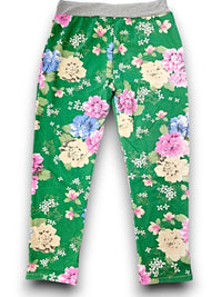 HELGA MAY_CORNELIA JOGGERS WILD ROSE DARK GREEN _ CORNELIA JOGGERS WILD ROSE DARK GREEN _ Ebony Boutique NZ