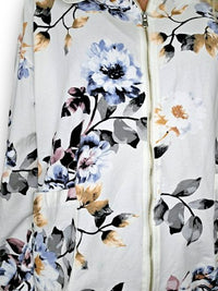 HELGA MAY_COTTON ZIP HOODIE BLOSSOM VANILLA _ COTTON ZIP HOODIE BLOSSOM VANILLA _ Ebony Boutique NZ