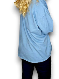 HELGA MAY_COTTON ZIP HOODIE PETROL _ COTTON ZIP HOODIE PETROL _ Ebony Boutique NZ