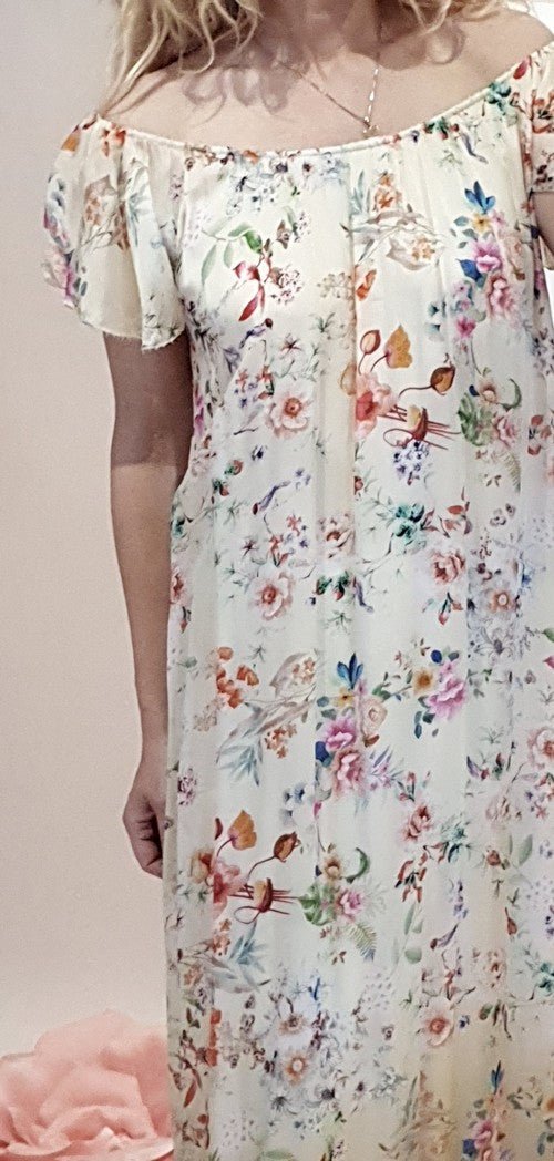 HELGA MAY_DIPDYE SINGOALLA MAXI MAUD JOSEFINA LEMON/CARAMEL _ DIPDYE SINGOALLA MAXI MAUD JOSEFINA LEMON/CARAMEL _ Ebony Boutique NZ