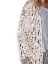 HELGA MAY_FRIENDS CARDI BEIGE _ FRIENDS CARDI BEIGE _ Ebony Boutique NZ