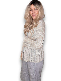 HELGA MAY_FRIENDS CARDI BEIGE _ FRIENDS CARDI BEIGE _ Ebony Boutique NZ