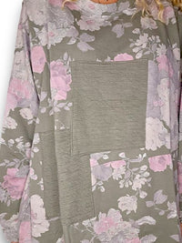 HELGA MAY_PATCHWORK SWEATER SCARLETT ROSE COTTON FOREST _ PATCHWORK SWEATER SCARLETT ROSE COTTON FOREST _ Ebony Boutique NZ