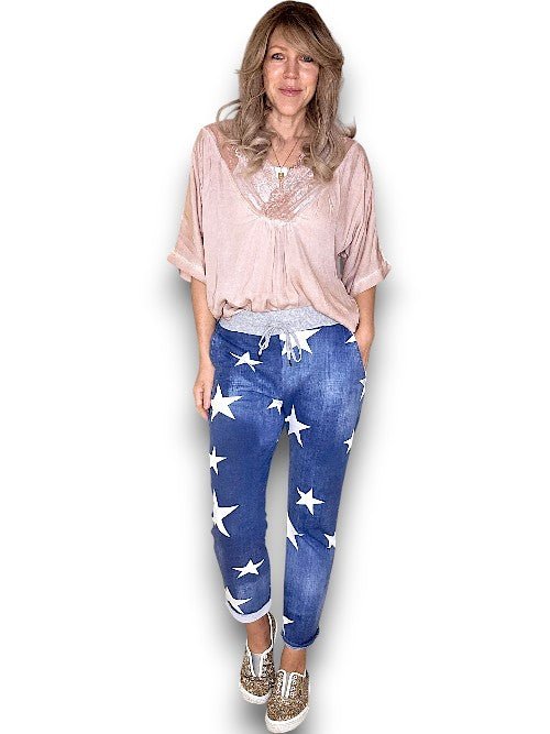 HELGA MAY_STAR CORNELIA JOGGERS DENIM _ STAR CORNELIA JOGGERS DENIM _ Ebony Boutique NZ