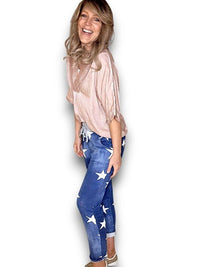HELGA MAY_STAR CORNELIA JOGGERS DENIM _ STAR CORNELIA JOGGERS DENIM _ Ebony Boutique NZ