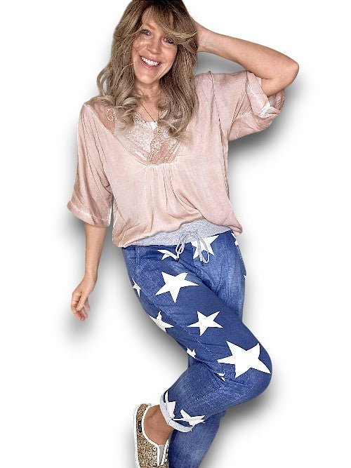 HELGA MAY_STAR CORNELIA JOGGERS DENIM _ STAR CORNELIA JOGGERS DENIM _ Ebony Boutique NZ