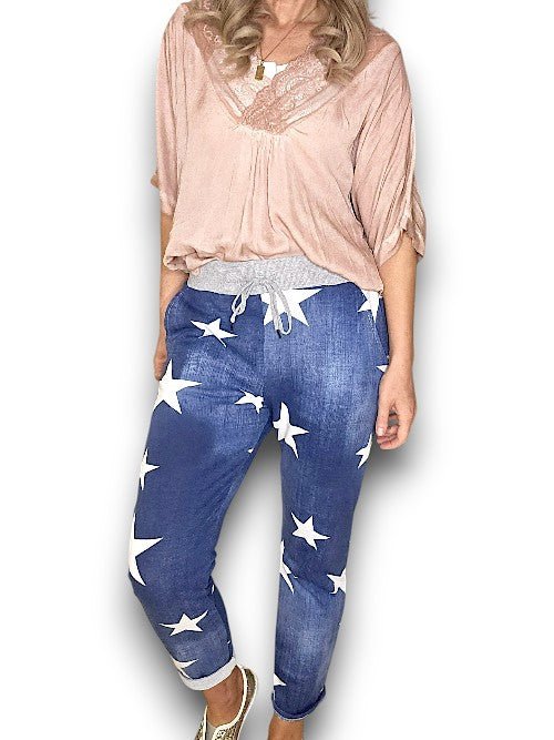 HELGA MAY_STAR CORNELIA JOGGERS DENIM _ STAR CORNELIA JOGGERS DENIM _ Ebony Boutique NZ