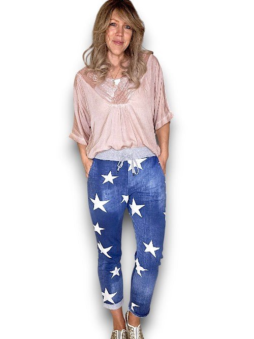 HELGA MAY_STAR CORNELIA JOGGERS DENIM _ STAR CORNELIA JOGGERS DENIM _ Ebony Boutique NZ