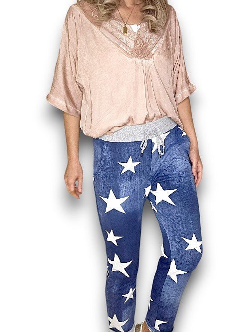 HELGA MAY_STAR CORNELIA JOGGERS DENIM _ STAR CORNELIA JOGGERS DENIM _ Ebony Boutique NZ