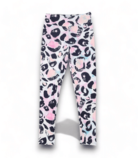 HEY HERBEE_HEY HERBEE LEGGINGS SKETCH SPOT WHITE _ HEY HERBEE LEGGINGS SKETCH SPOT WHITE _ Ebony Boutique NZ