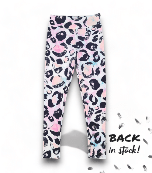 HEY HERBEE_HEY HERBEE LEGGINGS SKETCH SPOT WHITE _ HEY HERBEE LEGGINGS SKETCH SPOT WHITE _ Ebony Boutique NZ