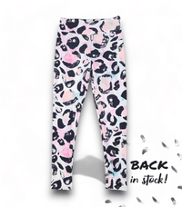 HEY HERBEE_HEY HERBEE LEGGINGS SKETCH SPOT WHITE _ HEY HERBEE LEGGINGS SKETCH SPOT WHITE _ Ebony Boutique NZ