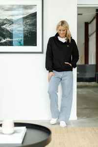 HOME - LEE_ALPINE ELLIOT HOODIE BLACK WITH GOLD _ ALPINE ELLIOT HOODIE BLACK WITH GOLD _ Ebony Boutique NZ