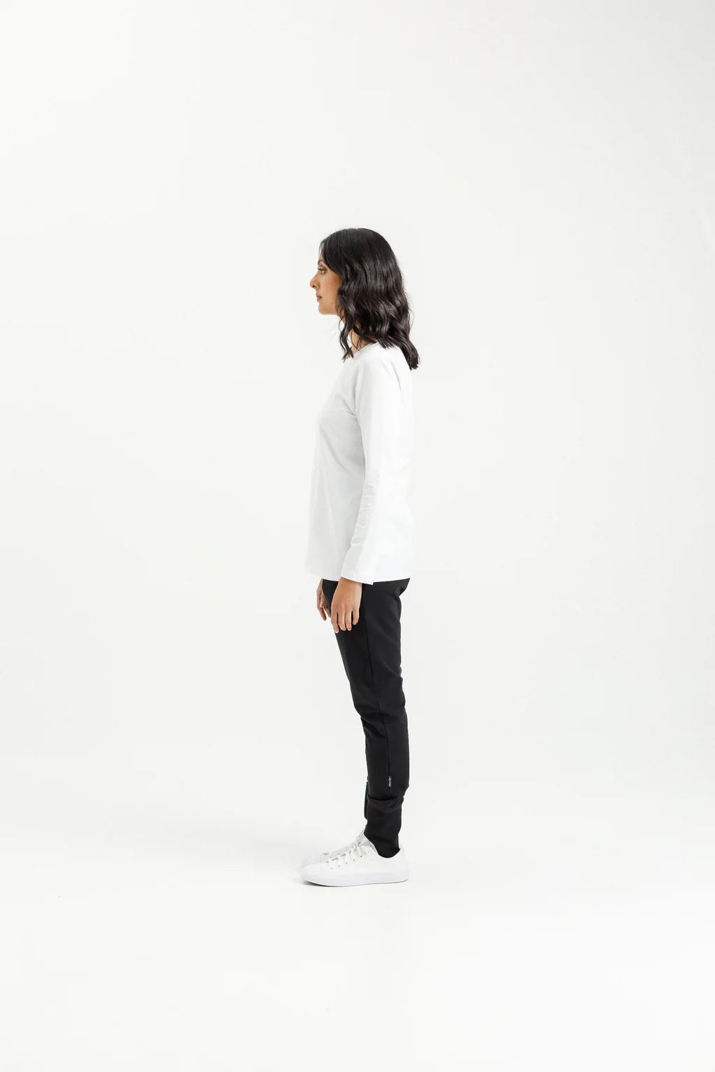 HOME LEE_APARTMENT PANTS BLACK WITH IRREGULAR PINK STRIPE _ APARTMENT PANTS BLACK WITH IRREGULAR PINK STRIPE _ Ebony Boutique NZ