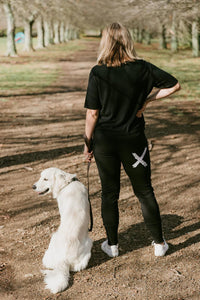 HOME - LEE_APARTMENT PANTS WINTER WEIGHT BLACK WITH LILAC DAMASK X _ APARTMENT PANTS WINTER WEIGHT BLACK WITH LILAC DAMASK X _ Ebony Boutique NZ