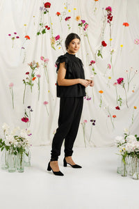 HOME - LEE_BILLIE PANTS BLACK _ BILLIE PANTS BLACK _ Ebony Boutique NZ