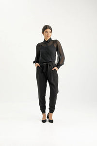 HOME - LEE_BILLIE PANTS BLACK _ BILLIE PANTS BLACK _ Ebony Boutique NZ