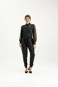 HOME - LEE_BILLIE PANTS BLACK _ BILLIE PANTS BLACK _ Ebony Boutique NZ