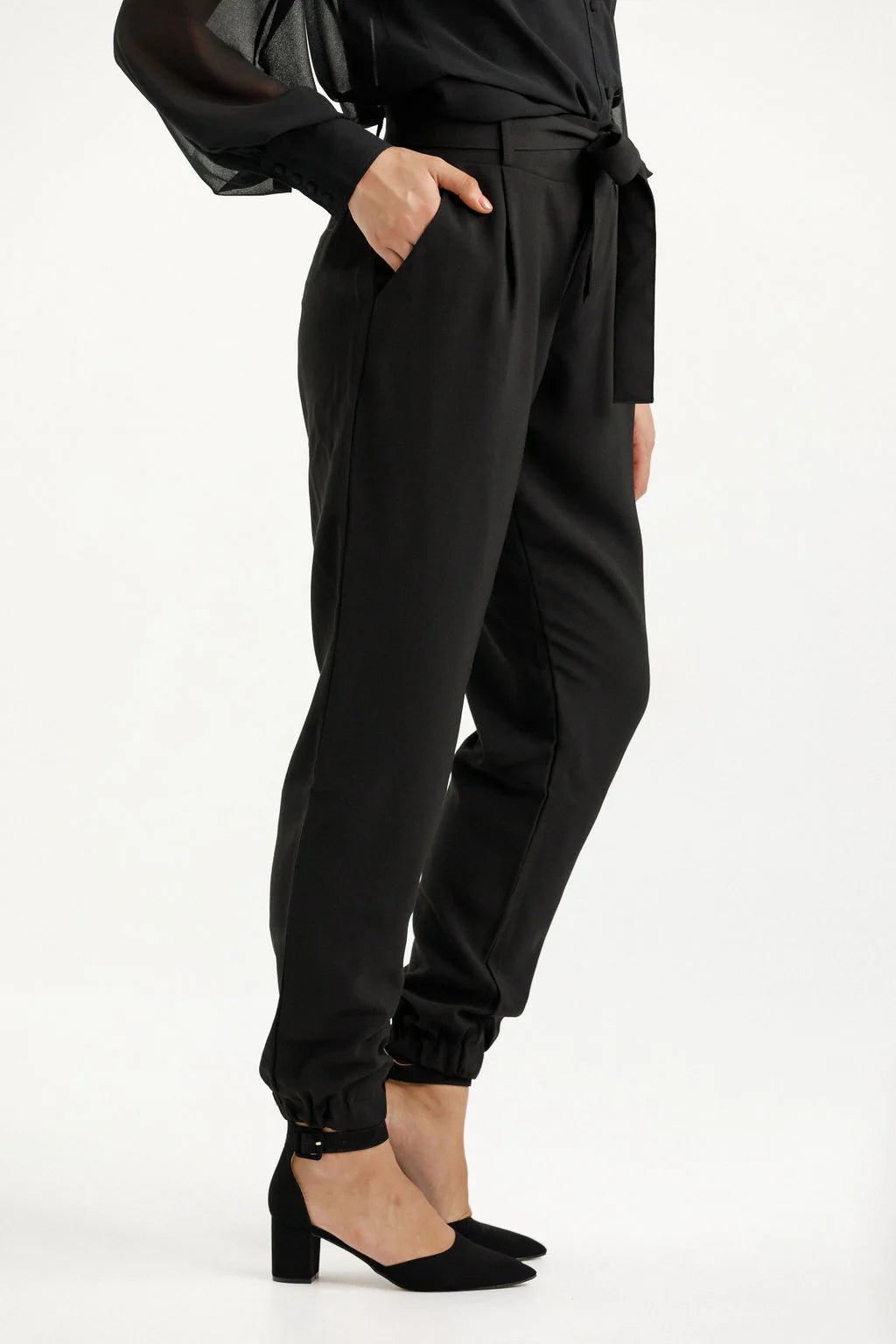 HOME - LEE_BILLIE PANTS BLACK _ BILLIE PANTS BLACK _ Ebony Boutique NZ