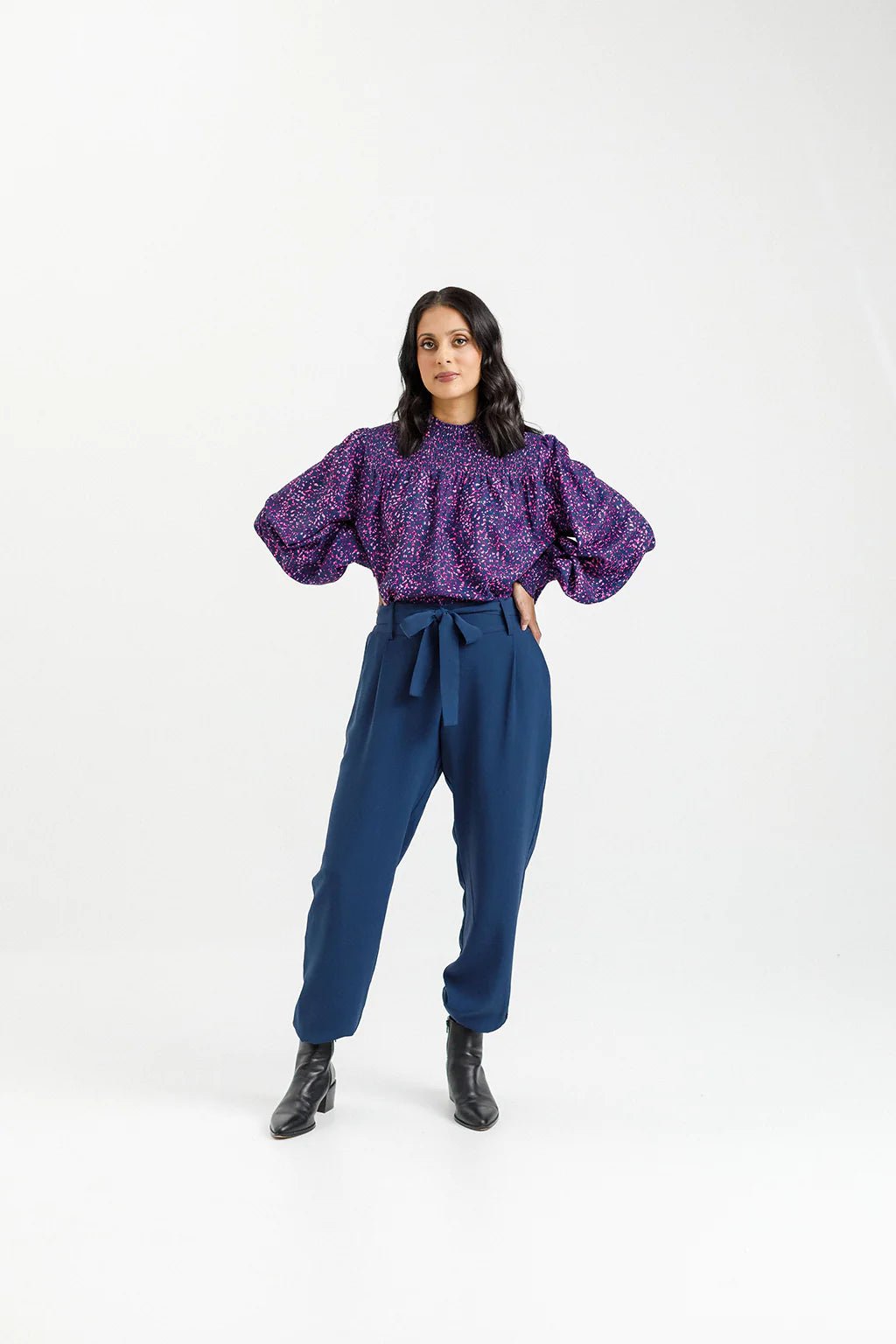 HOME LEE_BILLIE PANTS INDIGO BLUE _ BILLIE PANTS INDIGO BLUE _ Ebony Boutique NZ