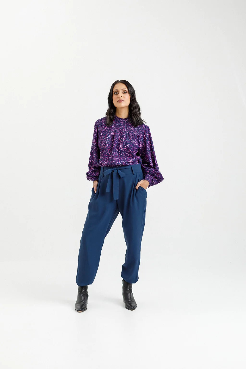 HOME LEE_BILLIE PANTS INDIGO BLUE _ BILLIE PANTS INDIGO BLUE _ Ebony Boutique NZ