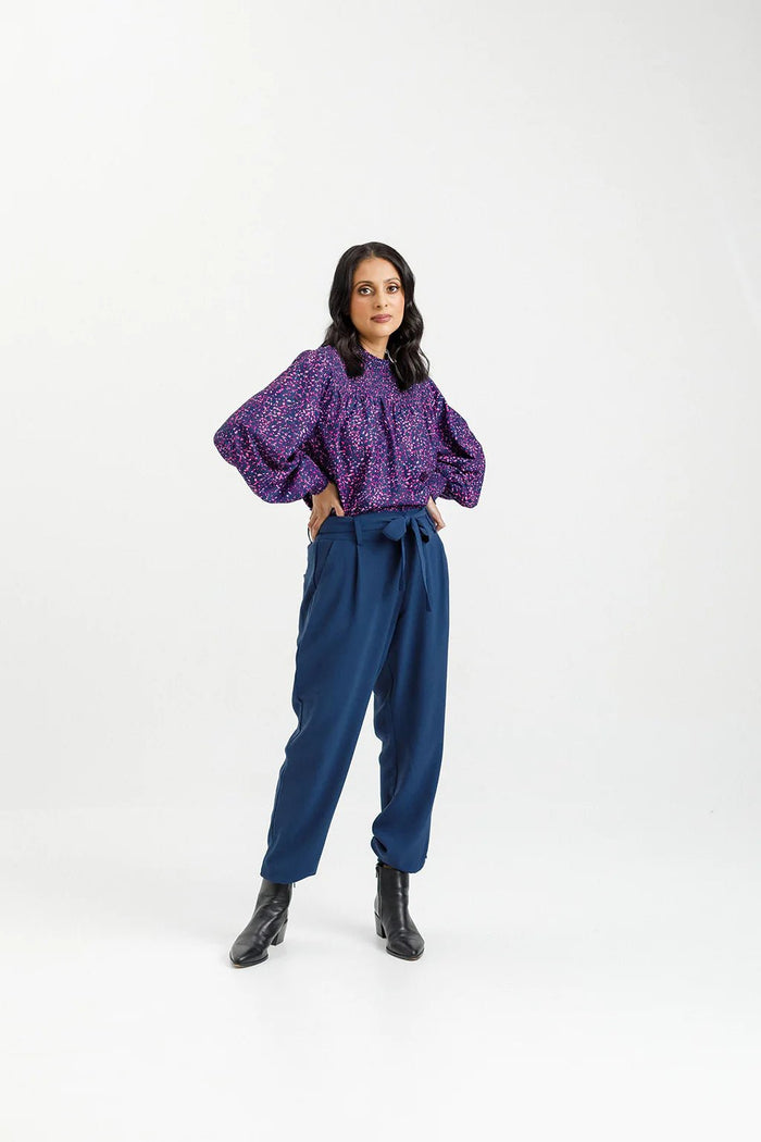 HOME LEE_BILLIE PANTS INDIGO BLUE _ BILLIE PANTS INDIGO BLUE _ Ebony Boutique NZ