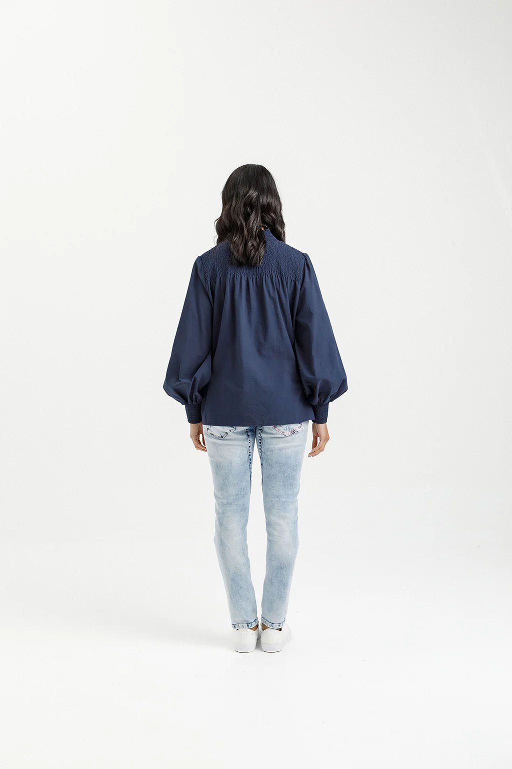 HOME-LEE_CHARLOTTE TOP INDIGO BLUE _ CHARLOTTE TOP INDIGO BLUE _ Ebony Boutique NZ