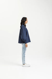 HOME-LEE_CHARLOTTE TOP INDIGO BLUE _ CHARLOTTE TOP INDIGO BLUE _ Ebony Boutique NZ
